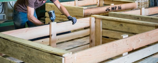 emballage industriel en bois